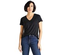 Lee Maglietta da Donna con Scollo a V, Nero (Black 01), S
