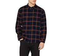 Lee Maglietta da Uomo Button Down, Blu Navy, XL