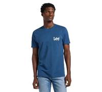 Lee Medium Wobbly Tee T-Shirt, Blu Orione, S Uomo