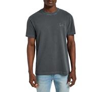 Lee Maglietta a Maniche Corte T-Shirt, Nero delavé, S Uomo