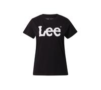 Lee Maglietta 'LOGO TEE' nero / bianco, Taglia L