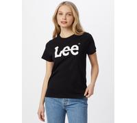 Lee Maglietta 'LOGO TEE' nero / bianco, Taglia XL
