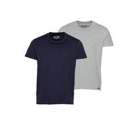 Lee Maglietta 'TWIN PACK CREW' blu notte / grigio sfumato Uomo Lee XXL blu notte / grigio sfumato