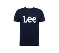 Lee Maglietta 'WOBBLY LOGO TEE' navy / bianco, Taglia S