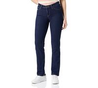 Lee Marion Straight, Jeans Donna, Solid Blue, 33W / 31L