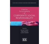 Lee Matthews Concise Encyclopedia of Corporate Social Respons (Copertina rigida)