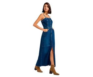 Lee Maxi Vestito Casual da Donna, Dark Fusion, M