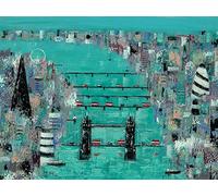 Lee McCarthy 60 x 80 Centimetri Stampa Canvas London Eye