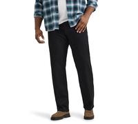Lee Men's Big & Tall Extreme Motion Relaxed Jean, Black - 38W x 36L