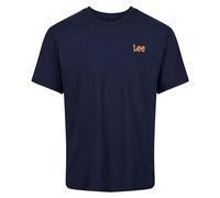 Lee Mens Cotton T Shirt Standard Fit, Denim Marl, L Uomo