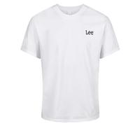 Lee Mens Cotton T Shirt Standard Fit, White, XL Uomo