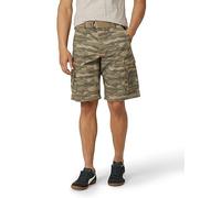 Lee Men's Dungarees New Belted Wyoming Cargo Short, Fatigue Camo, 40