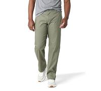 Lee Men's Performance Series Extreme Comfort Straight Fit Pant, Muted Olive, 42W x 30L