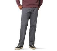 Lee Men's Performance Series Extreme Comfort Straight Fit Pant, Painter Gray, 36W x 32L