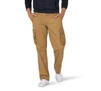 Lee Men's Wyoming Relaxed Fit Cargo Pant, Bourbon, 33W x 32L