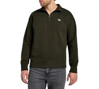 Lee Mezza Zip SWS Maglia di Tuta, Olive Night, L Uomo