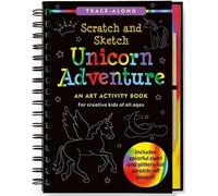 Lee Nemmers Unicorn Adventure Scratch & Sketch (Anello, filo)
