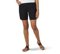 Lee - Pantaloncini Corti da Donna, vestibilità Classica - Nero - 48