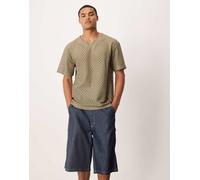 Lee - Pantaloncini di jeans stile skater lavaggio scuro-Blu W32