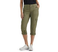 Lee - Pantaloni Capri da donna cargo Ultra Lux Comfort con Flex-to-Go, Verde chiaro, 42