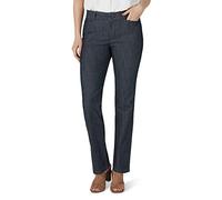 Lee, Pantaloni da Donna, a Gamba Dritta - Blu - 50