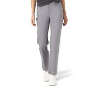 Lee, Pantaloni da Donna, a Gamba Dritta - Grigio - 44 Corto