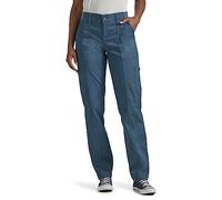 Lee Pantaloni da Donna Ultra Lux Comfort con Flex-to-Go Utility Pant, Acque Profonde, 48