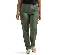 Lee Pantaloni da Donna Ultra Lux Comfort con Flex-to-Go Utility Pant, Oliveto, 44