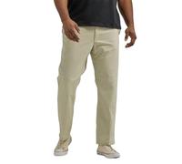 Lee Pantaloni da Uomo Big & Tall Extreme Motion Flat Front Regular Straight Pant, Pietra, 54W x 28L