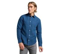 Lee Patch Shirt Maglietta, Blu Orione, S Uomo