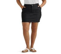 Lee Plus Size Ultra Lux Comfort con Flex-to-Go Cargo Skort Gonna Pantalone, Nero, 52 di più Donna
