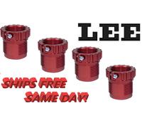 Lee Precision Scanalature Drive Breech Lock Boccole,Rosso - 4 Pack Nuovo #90063