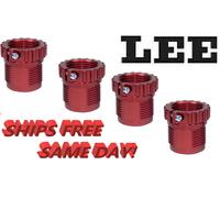 Lee Precision Scanalature Drive Breech Lock Boccole,Rosso - 4 Pack Nuovo #90063