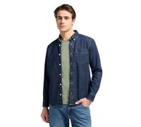 Lee Button Down Regular Fit Long Sleeve Shirt Blu 2XL Uomo