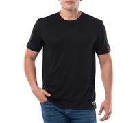 Lee Quick Dry Short Sleeve Tee T-Shirt, Nero, L Uomo
