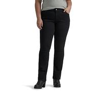 Lee Regular Fit Bootcut Jean Jeans Donna, Nero, 44 lungo