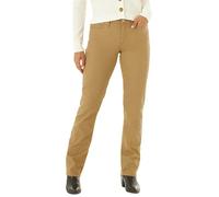 Lee Regular Fit Straight Jeans Donna, Marrone (Eye of the Tiger), 48 IT (lungo)