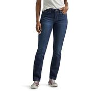Lee Regular Fit Straight Leg Jean Jeans, Ombra da Notte, 40 Pantaloncini Petite Donna