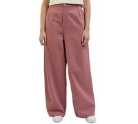 Lee Relaxed Chino Pantaloni, Colore: Rosa, 27W x 31L Donna