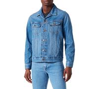 Lee Rider Jacket Giacca in Denim, Blue Bird Mid Worn, M Uomo