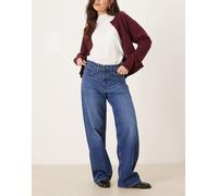 Lee - Rider - Jeans ampi a fondo ampio lavaggio blu scuro W29 L31