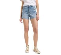 Lee Rider Short 3in Pantaloncini in Denim, Stir Up, 28W Donna