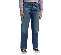 Lee Rider Straight Jeans, Indigo Classico, 36W x 35L Donna