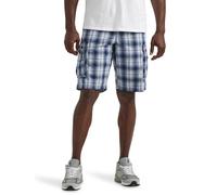 Lee Salopette da Uomo New Belt Wyoming Cargo Short, Plaid Blu., 30