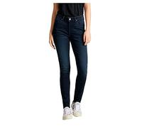 Lee Scarlett High Jeans Skinny, Blu (Worn Ebony), 27W / 29L Donna