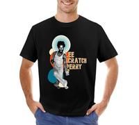 Lee-Scratch-Perry-T-Shirt-Custom-t-Shirts-Design-Your-Own-T-Shirt-Short-Mens-Graphic Black M