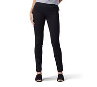 Lee Sculpting Slim Fit Skinny Leg Pull on Jean Jeans, Nero, 46 Lungo da Donna