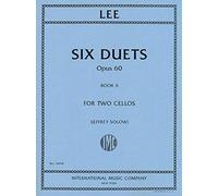 Lee Sebastian Six Duets, Op. 60, Book 2 Two Cellos edited by Jeffrey Solow - International Music