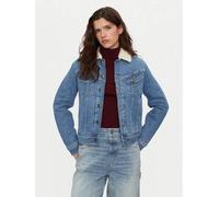 Lee Sherpa Rider Jacket Donna Giacca Jeans Denim con Interno Pelliccia