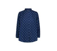 Lee Shirred Blouse Maglietta, Indaco a Pois, XS Donna